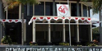 Suasana gedung DPRD Tulungagung terkait pembahasan pengisian jabatan wakil bupati pasca OTT KPK