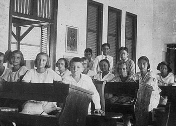 Ilustrasi pendidikan di zaman kolonial. Foto: istimewa