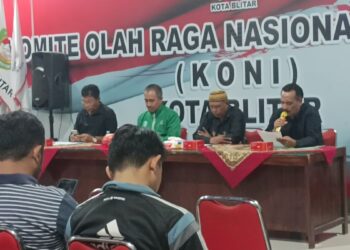 Penetapan calon Ketua KONI Kota Blitar 2026-2030 antara Muh Samanhudi Anwar dan Tonny Andreas