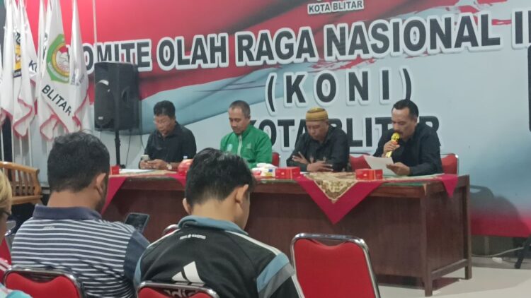 Penetapan calon Ketua KONI Kota Blitar 2026-2030 antara Muh Samanhudi Anwar dan Tonny Andreas