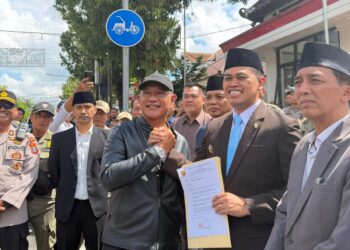 Mohammad Trijanto menyampaikan pernyataan soal integritas calon Ketua KONI Kota Blitar 2026-2030
