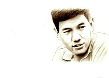 Potret Soe Hok Gie aktivis mahasiswa Indonesia yang kritis terhadap kekuasaan