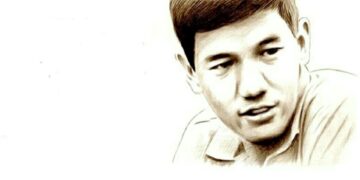 Potret Soe Hok Gie aktivis mahasiswa Indonesia yang kritis terhadap kekuasaan