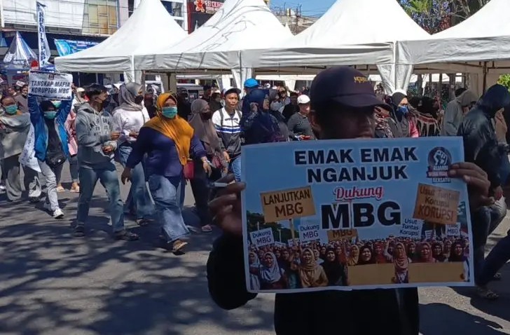 Aksi warga Nganjuk dukung program MBG