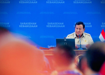 Presiden Prabowo Subianto pada penutupan Sarasehan Kebangsaan Konvensi Sains, Teknologi, dan Industri Indonesia (KSTI) Tahun 2026 yang digelar di Jakarta International Convention Center (JICC), Jakarta, pada Minggu, 28 Juni 2026. Foto: BPMI Setpres/Laily Rachev