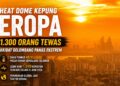gelombang panas heat dome melanda Eropa