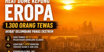 gelombang panas heat dome melanda Eropa