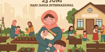 Ilustrasi perempuan janda memperingati Hari Janda Internasional setiap 23 Juni
