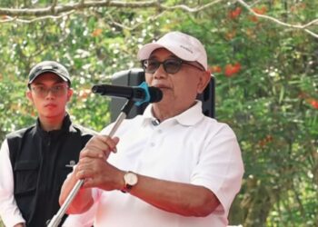 Bupati Blitar Rijanto saat peringatan Hari Lanjut Usia Nasional 2026 di Karanganyar Koffieplantage Nglegok