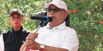 Bupati Blitar Rijanto saat peringatan Hari Lanjut Usia Nasional 2026 di Karanganyar Koffieplantage Nglegok