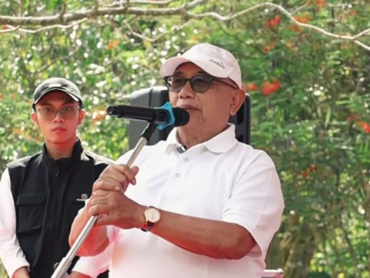 Bupati Blitar Rijanto saat peringatan Hari Lanjut Usia Nasional 2026 di Karanganyar Koffieplantage Nglegok