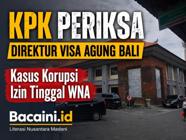 Petugas KPK melakukan pemeriksaan saksi terkait kasus dugaan korupsi pengurusan izin tinggal warga negara asing di Bali