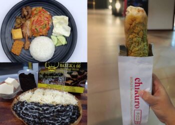 Kuliner Indonesia viral di Malaysia berupa ayam gepuk Chikuro dan martabak manis