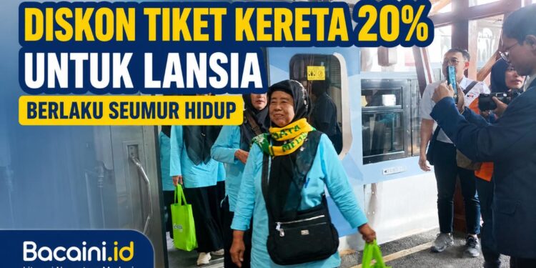 Rombongan lansia Muslimat NU Kota Kediri berfoto di Stasiun Blitar setelah menikmati perjalanan kereta api Singasari dengan layanan inklusif dan diskon tiket 20 persen dari KAI Daop 7 Madiun