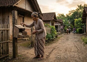 tradisi gotong royong masyarakat Indonesia berupa jimpitan di Jawa, marsialapari suku Batak, dan mapalus suku Minahasa sebagai bentuk solidaritas sosial komunal