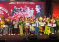 Kemeriahan Festival Kemerdekaan Omah Sawah tahun 2025. yang dihadiri Wali Kota Kediri Vinanda Prameswati.