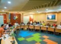 Bupati Jember, Gus Fawait, didampingi Kepala BPS Jember, Peni Dwi Wahyu Winarsih, menggelar kunjungan kerja di kantor BPS Republik Indonesia. Dok: Kominfo Jember
