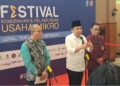 Bupati Jember Muhammad Fawait saat di Festival kemudahan dan perlindungan usaha mikro pada Selasa (21/7/2026)