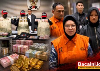 Barang bukti uang tunai, valuta asing dan emas senilai Rp21,2 miliar dalam OTT KPK terhadap Bupati Sukoharjo Etik Suryani