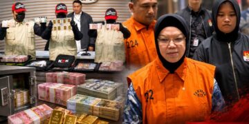 Barang bukti uang tunai, valuta asing dan emas senilai Rp21,2 miliar dalam OTT KPK terhadap Bupati Sukoharjo Etik Suryani
