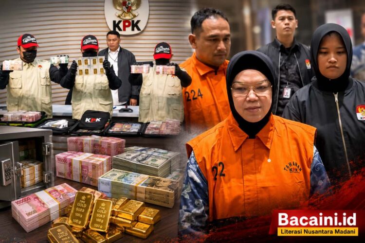 Barang bukti uang tunai, valuta asing dan emas senilai Rp21,2 miliar dalam OTT KPK terhadap Bupati Sukoharjo Etik Suryani