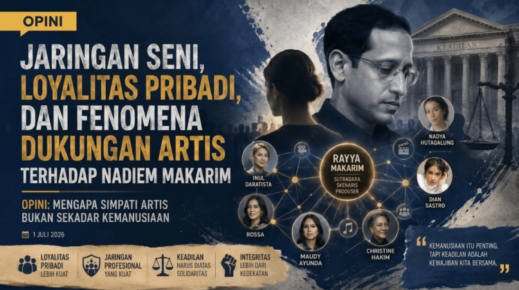 Mengapa Simpati Artis kepada Nadiem Makarim Bukan Sekadar Kemanusiaan