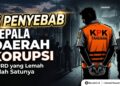 Ilustrasi praktik korupsi kepala daerah dengan sorotan lemahnya pengawasan DPRD sebagai salah satu penyebab meningkatnya kasus korupsi di pemerintah daerah