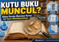 Kutu buku atau booklice berwarna putih kecil berada di sela halaman buku akibat kelembapan tinggi