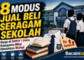 Ilustrasi praktik jual beli seragam sekolah yang dikeluhkan wali murid di SMKN 1 Doko Blitar