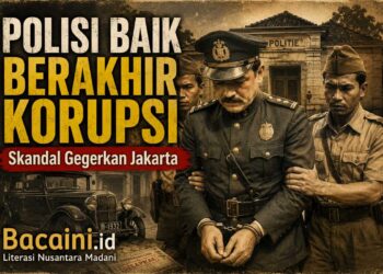 Ilustrasi Komisaris Besar Polisi Batavia Van Rossen dalam kasus korupsi terbesar di Hindia Belanda tahun 1923