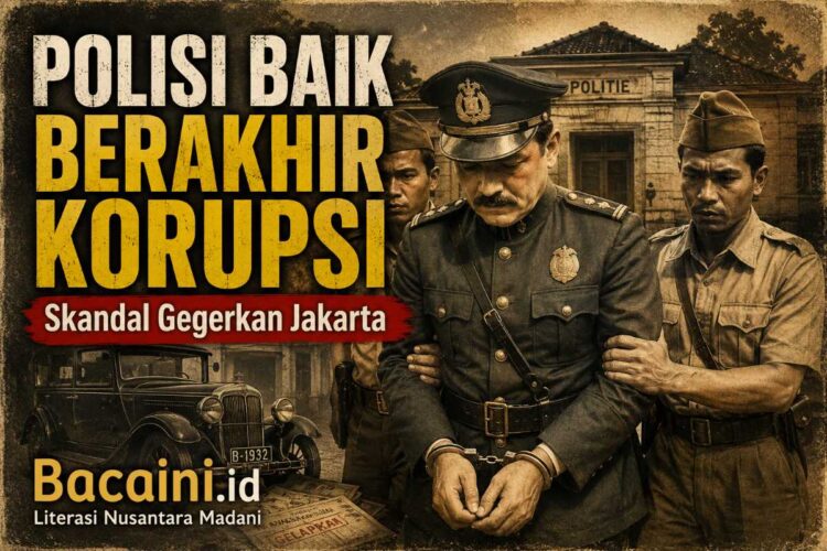 Ilustrasi Komisaris Besar Polisi Batavia Van Rossen dalam kasus korupsi terbesar di Hindia Belanda tahun 1923