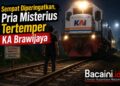 Petugas mengevakuasi korban tertemper KA Brawijaya di jalur rel Desa Buntaran Kecamatan Rejotangan Tulungagung