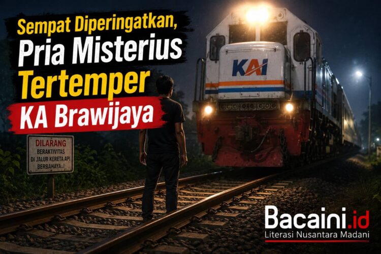 Petugas mengevakuasi korban tertemper KA Brawijaya di jalur rel Desa Buntaran Kecamatan Rejotangan Tulungagung