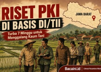 Ilustrasi riset PKI di desa bekas basis DI/TII melalui metode turba bersama kaum tani di Jawa Barat