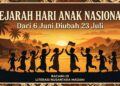 Anak-anak mengikuti peringatan Hari Anak Nasional sebagai momentum refleksi sejarah perubahan perayaan dari 6 Juni menjadi 23 Juli di Indonesia