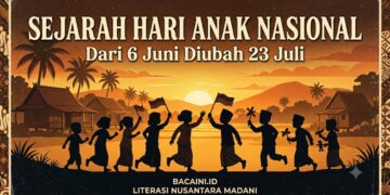 Anak-anak mengikuti peringatan Hari Anak Nasional sebagai momentum refleksi sejarah perubahan perayaan dari 6 Juni menjadi 23 Juli di Indonesia