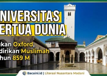 Universitas Al-Qarawiyyin di Fez Maroko universitas tertua di dunia didirikan Fatima al-Fihri tahun 859 M
