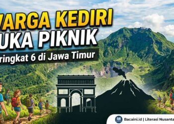 Monumen Simpang Lima Gumul Kabupaten Kediri ikon wisata Jawa Timur