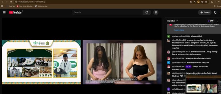 Iklan kurang pantas muncul di live streaming pembukaan Muktamar ke-35 NU