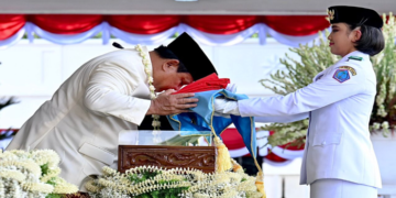 Upacara bendera HUT RI di Istana Negara. Foto: https://presidenri.go.id/