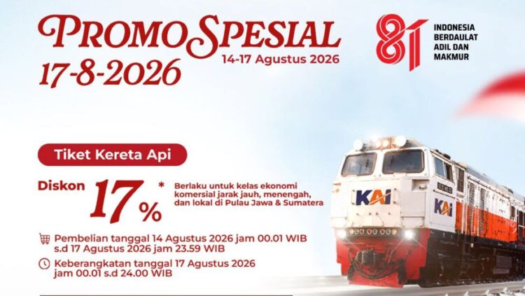 KAI Daop 7 Madiun beri diskon tiket kereta 17 persen