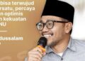 Gus Salam calon Ketum PBNU dalam Muktamar ke-35 NU Jombang