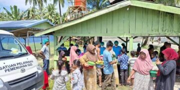 Distribusi makanan dari SPPG untuk korban bencana alam. Foto: BGN