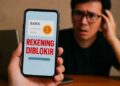 Ilustrasi pemblokiran rekening bank. Foto: freepik