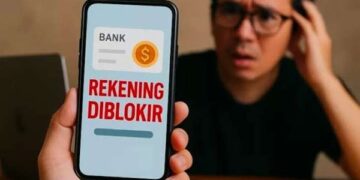 Ilustrasi pemblokiran rekening bank. Foto: freepik