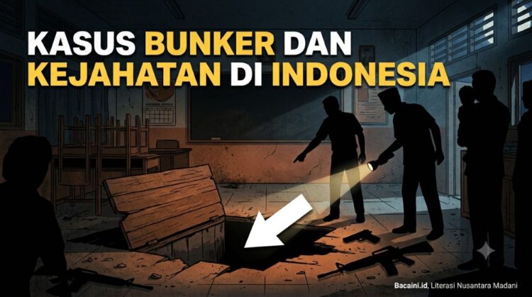 Ilustrasi bunker yang digunakan untuk aktivitas ilegal
