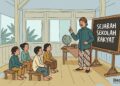 Ilustrasi Sekolah Rakyat Taman Putera era kolonial Belanda