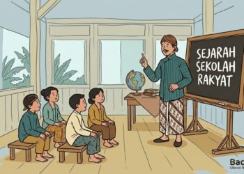 Ilustrasi Sekolah Rakyat Taman Putera era kolonial Belanda