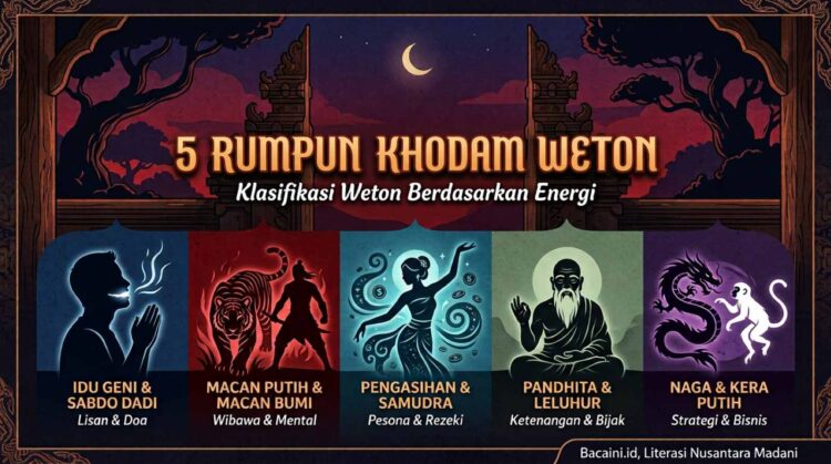 5 rumpun khodam weton menurut primbon Jawa