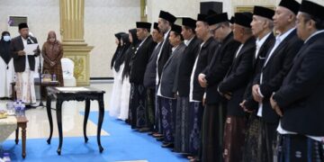 Pengurus baru MUI Jember periode 2026-2031 yang baru dilantik